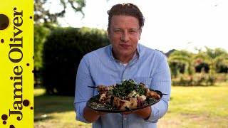 Halloumi Skewers  Jamie Oliver [upl. by Doelling]