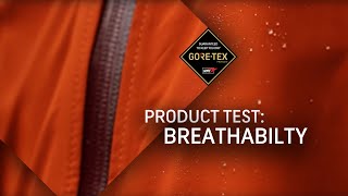 GORETEX Products Test 3 Breathability [upl. by Millwater]