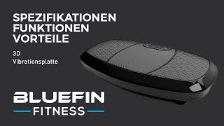 Bluefin Fitness 3D DualMotor Vibrationsplatte  Oszillation und Vibration  Demo [upl. by Emiolhs690]