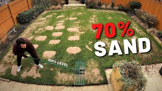 How To Level amp OverSeed A Lawn  TimeLapse [upl. by Eigla]