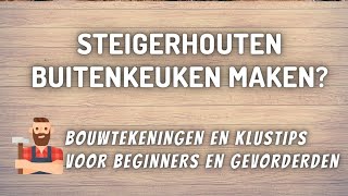 zelf een steigerhouten buitenkeuken maken [upl. by Medor]