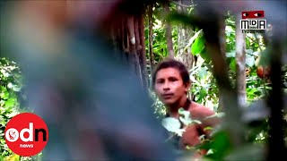 Rare Footage of Uncontacted Tribesman in the Amazon Rainforest [upl. by Cassiani]