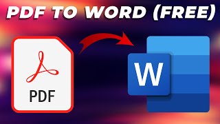 PDF to Word How to Convert PDF Files to Word Docs for Free  Online and Offline Methods Explained [upl. by Marven]