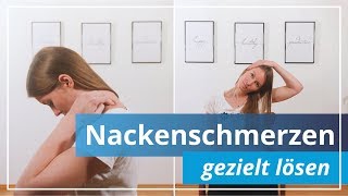 Nackenschmerzen lösen  5 Übungen für sofortige Entspannung [upl. by Fife897]