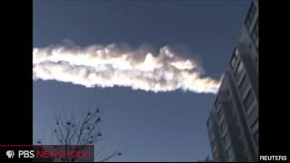 Meteor Blows Out Windows and Injures Hundreds in Siberia [upl. by Hurwit]