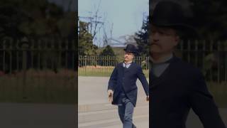 Theodore Roosevelt in 1897  Restored Footage [upl. by Barbur]