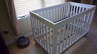 Babyletto Modo 3 in 1 convertible crib assembly  Timelapse [upl. by Aikemehs]