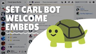 Make Carl Bot Welcome and Bye Embeds  Easy  Akihiro [upl. by Avert241]