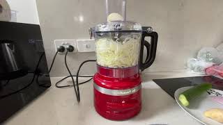 How to use the KitchenAid Food Processor 7 cups  Demo  Review [upl. by Cato]