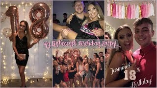 MY 18TH BIRTHDAY PARTY VLOG🔞🥂 i got very drunk [upl. by Merritt]