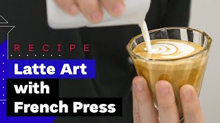 How To Make Cappuccino At Home with French Press [upl. by Oyr338]