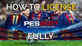 PES 2017 How to Install Official Team Names Kits Logos Leagues amp More [upl. by Nnayrrehs821]