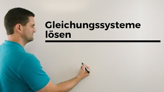 Gleichungssysteme lösen Anfänge Vokabeln LGS lösen  Mathe by Daniel Jung [upl. by Colvin507]