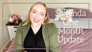 WEIGHT LOSS JOURNEY Saxenda One Month Update  Mental Hunger  NonScale Victories  May 2021 Goals [upl. by Arikihs]