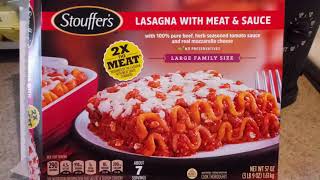 Stouffers Lasagna with Meat Sauce [upl. by Riffle631]