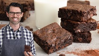 Fudgy Chocolate Brownies Recipe [upl. by Duester]