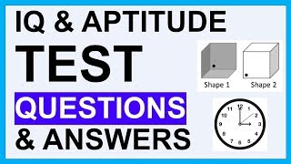 IQ AND APTITUDE TEST QUESTIONS AND ANSWERS How To Pass Psychometric Tests [upl. by Eiznekcam]