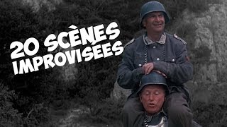 TOP 20 des scènes improvisées par Louis de Funès [upl. by Hardman]