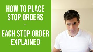 Fidelity  How to Place Stop Orders  Each Stop Order Explained [upl. by Eastlake]