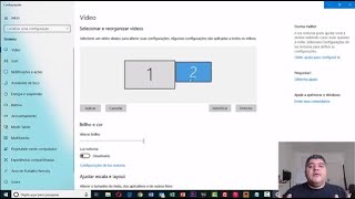 Configurar 2 monitores no windows [upl. by Neffets]