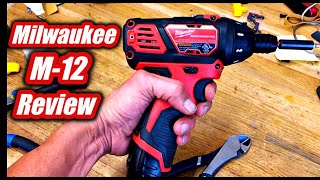 Milwaukee M12 Cordless Screwdriver Review [upl. by Samantha]