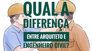 Qual a diferença entre Arquiteto e Engenheiro Civil [upl. by Yattirb154]