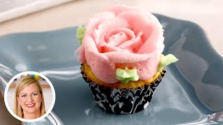 Professional Baker Teaches You How To Make MINI CUPCAKES [upl. by Dranoc770]