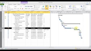 Microsoft Project 20102013 pt 2 Resources [upl. by Cyril]