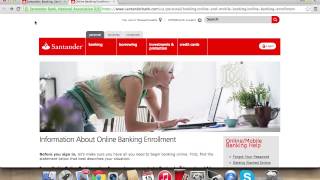 Santander Online Banking Login  How to Access your Account [upl. by Teri]