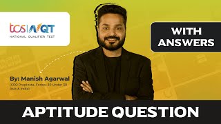 TCS NQT Aptitude Questions and Answers Numerical Ability Questions [upl. by Dehnel]