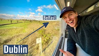 Irelands Stunning CrossBorder Train  Dublin to Belfast [upl. by Reisch]