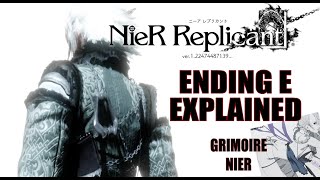 NieR Replicant Ending E Analysis Explained and Compared [upl. by Aleiram]