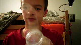 How to pop off a water bottle cap [upl. by Enytsirhc]