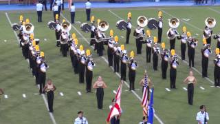 Buchholz High School Band playing the National Anthem September 14 2012 [upl. by Adnorahs]