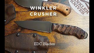 WINKLER KNIVES CRUSHER OFFICIAL UNBOXING AND REVIEW See if Winkler Knives are worth the cash [upl. by Agon]