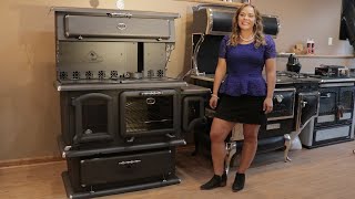 Wood Cook Stove Comparison Elmira Fireview Vs JA Roby Chief [upl. by Terrye]