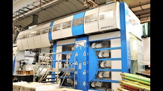 ABT  UTECO Diamond HP108130 flexo printing press 10 colors F70 [upl. by Rintoul]