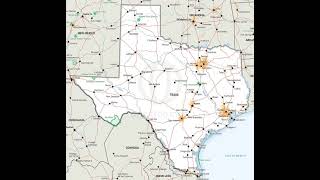 map of Texas [upl. by Accissej]