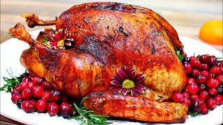 Juicy Roasted Turkey Recipe  How to Roast the Perfect Turkey [upl. by Velda]