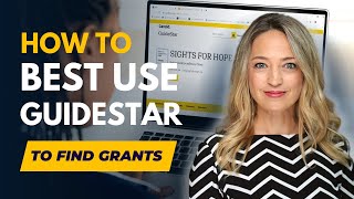 How to Use GuideStar to Find Grants [upl. by Tsuda348]