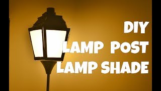 DIY PAPER LAMP POST  ArtsCrafts and Timelapse [upl. by Delphine]