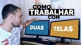 COMO TRABALHAR COM DOIS MONITORES [upl. by Anwahsed]