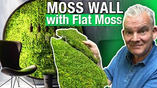 How to Build a Moss Wall  Using Flat Moss [upl. by Nitsirk]