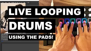 How to Play Drums on the Pads While Live Looping  Arturia Minilab MKII  Ableton Live [upl. by Nodlew]