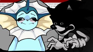 FNF Vaporeon vs Sonicexe  Disturbance The Disk Origins [upl. by Pironi913]