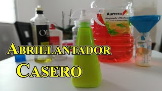 ABRILLANTADOR  HIDRATADOR DE PLASTICOS CASERO MANCHAS DE ALCOHOL EN PLASTICO [upl. by Tracey]