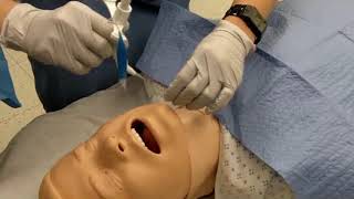 Surgical tracheostomy procedure [upl. by Mages]