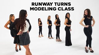 Modeling Class  Learn Catwalk  How To Walk The Runway Like A Model [upl. by Idnek]