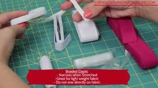 Learn How To Sew Sewing Elastic Episode 7 [upl. by Notna]