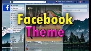 How to change facebook theme on google chrome just 1 click [upl. by Chap964]